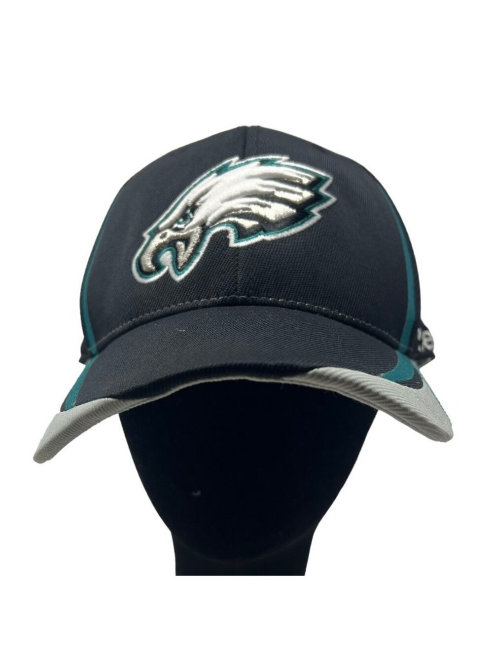 Philadelphia Eagles Reebok Fitted Hat Cap Men's S/M NFL On Field Green Flexfit